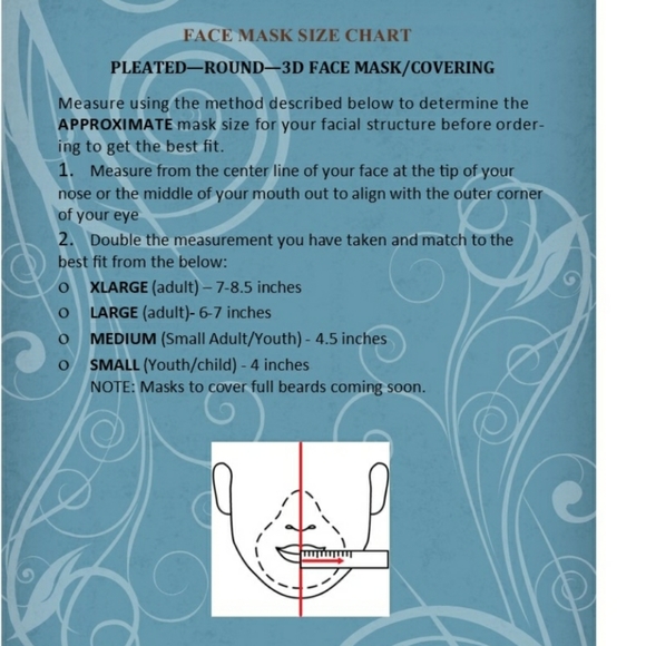 Sports 3 layered 3D Face Masks - Picture 5 of 5